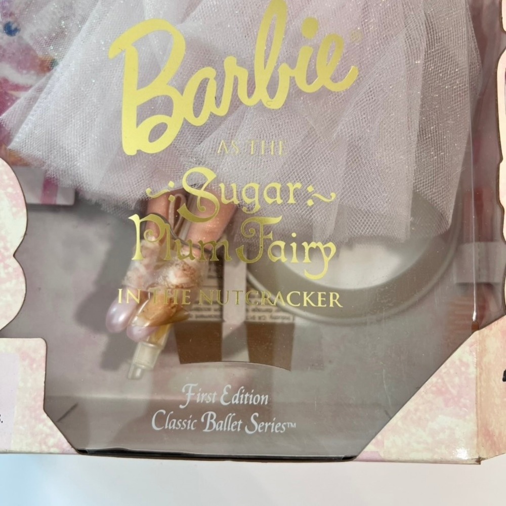 Mattel Barbie Sugar Plum Fairy Nutcracker Doll 17056 Pink First Edition 1997 - Picture 10 of 15